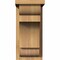 Ekena Millwork New Brighton Smooth Corbel w/Backplate, Western Red Cedar, 7 1/2"W x 12"D x 16"H COR08X12X16NEB01SWR - alternate 3